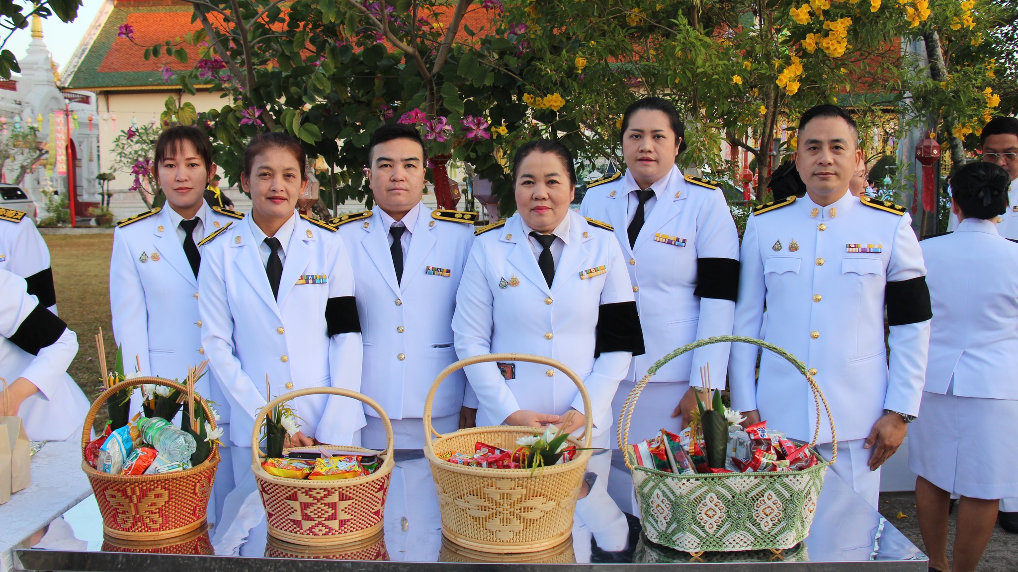 พิธีทำบุญตักบาตรถวายเป็นพระราชกุศล เนื่องในโอกาสวันคล้ายวันประสูติ สมเด็จพระเจ้าลูกเธอ เจ้าฟ้าสิริวัณณวรี นารีรัตนราชกัญญา