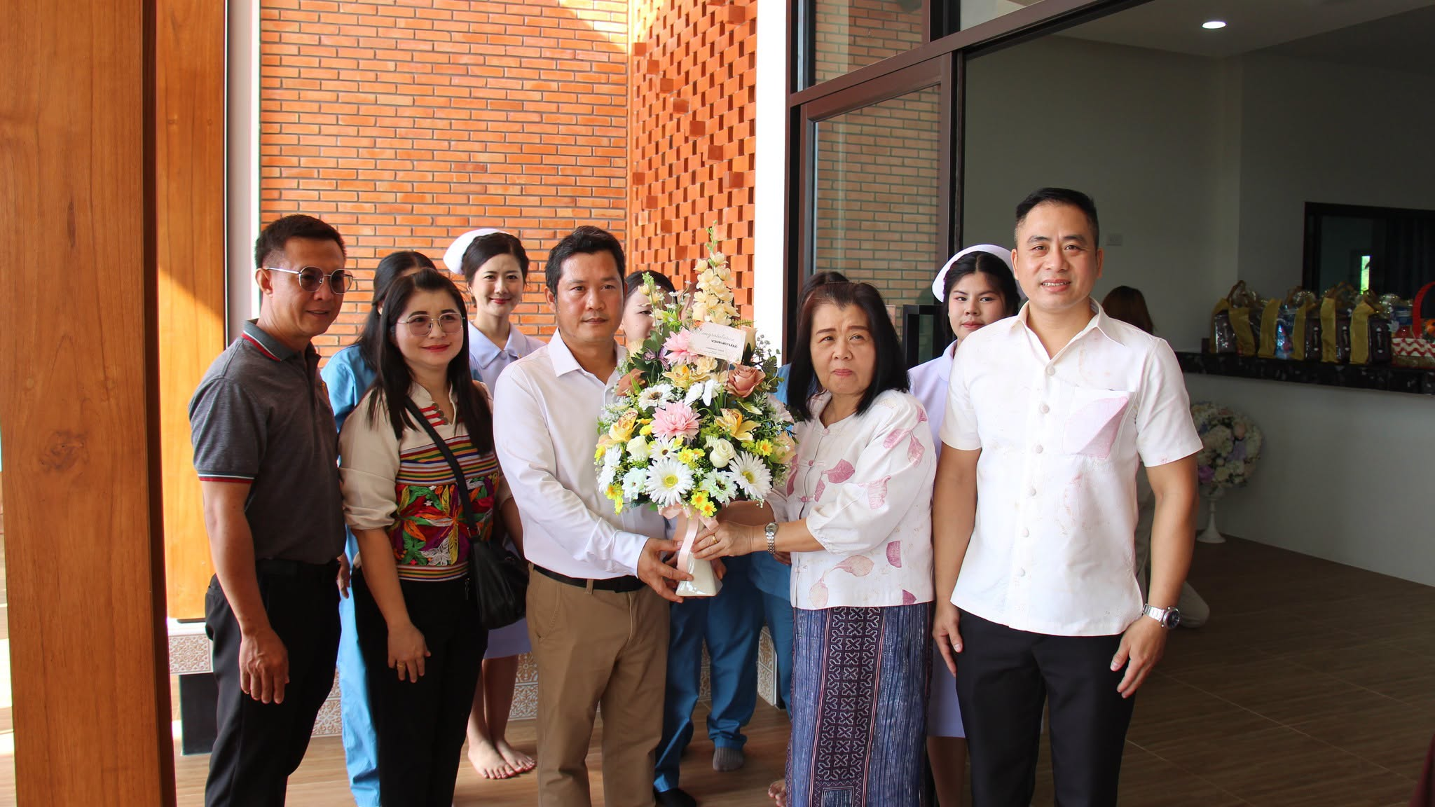 พิธีทำบุญและเปิดใช้อาคารศูนย์ดูแลผู้สูงอายุหรือผู้มีภาวะพึ่งพิงแสนสุข เนอร์สซิ่งโฮมแอนด์ เวลเนส