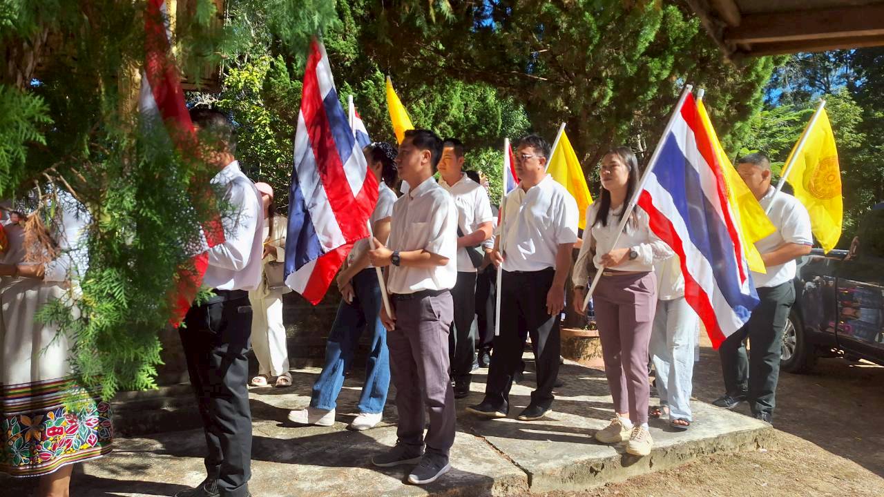 งานกฐินอำเภอดอยหลวง ณ วัดทุ่งกวาง ตำบลโชคชัย อำเภอดอยหลวง จังหวัดเชียงราย