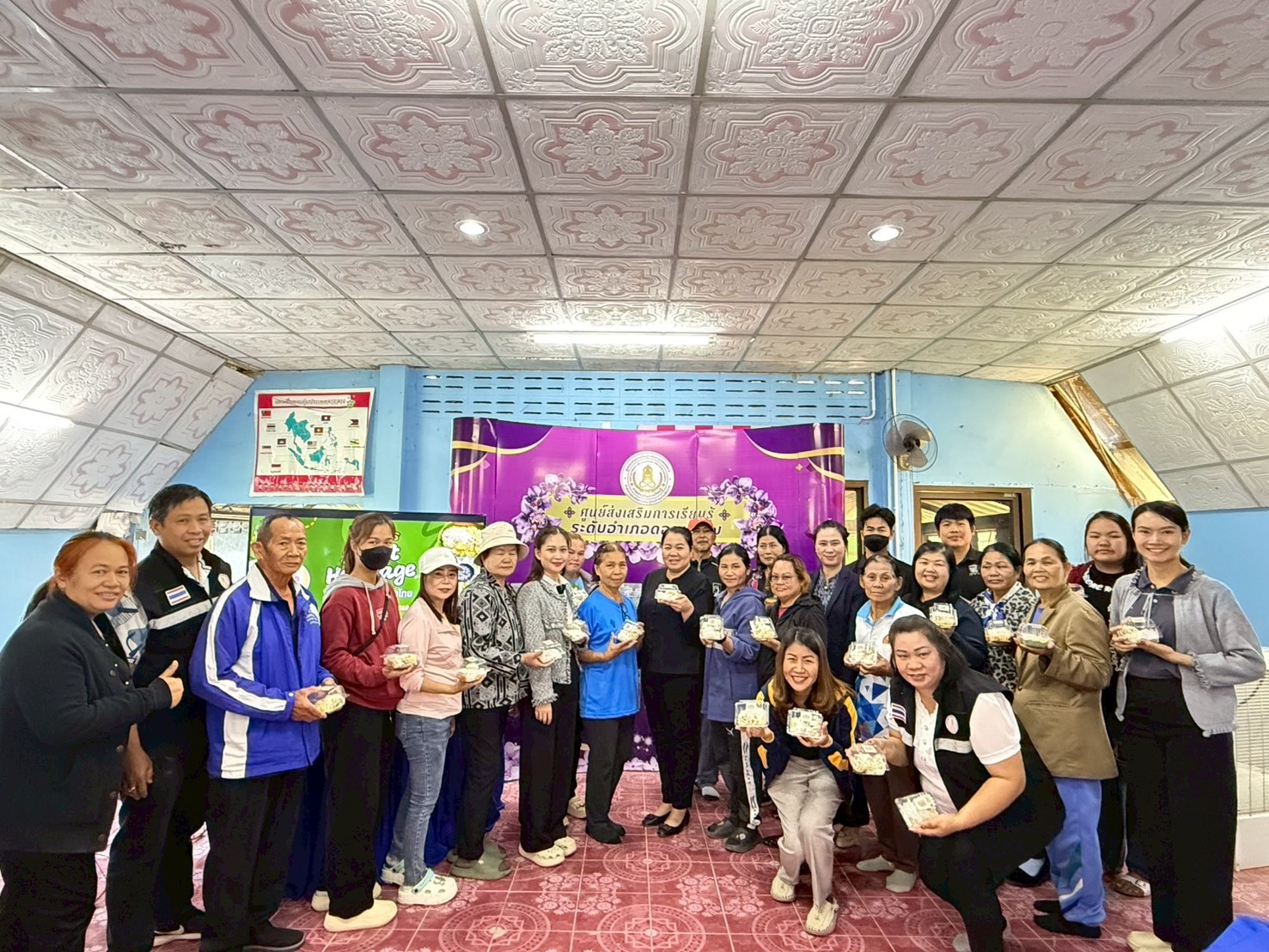 โครงการ Sweet Heritage สืบสานตำนานขนมไทย ทำขนมถั่วแปป