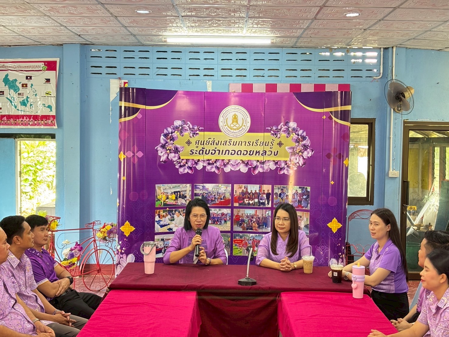 10 ก.ย.68ร่วมต้อนรับคณะศึกษาดูงานจาก สกร.ระดับอำเภอพาน