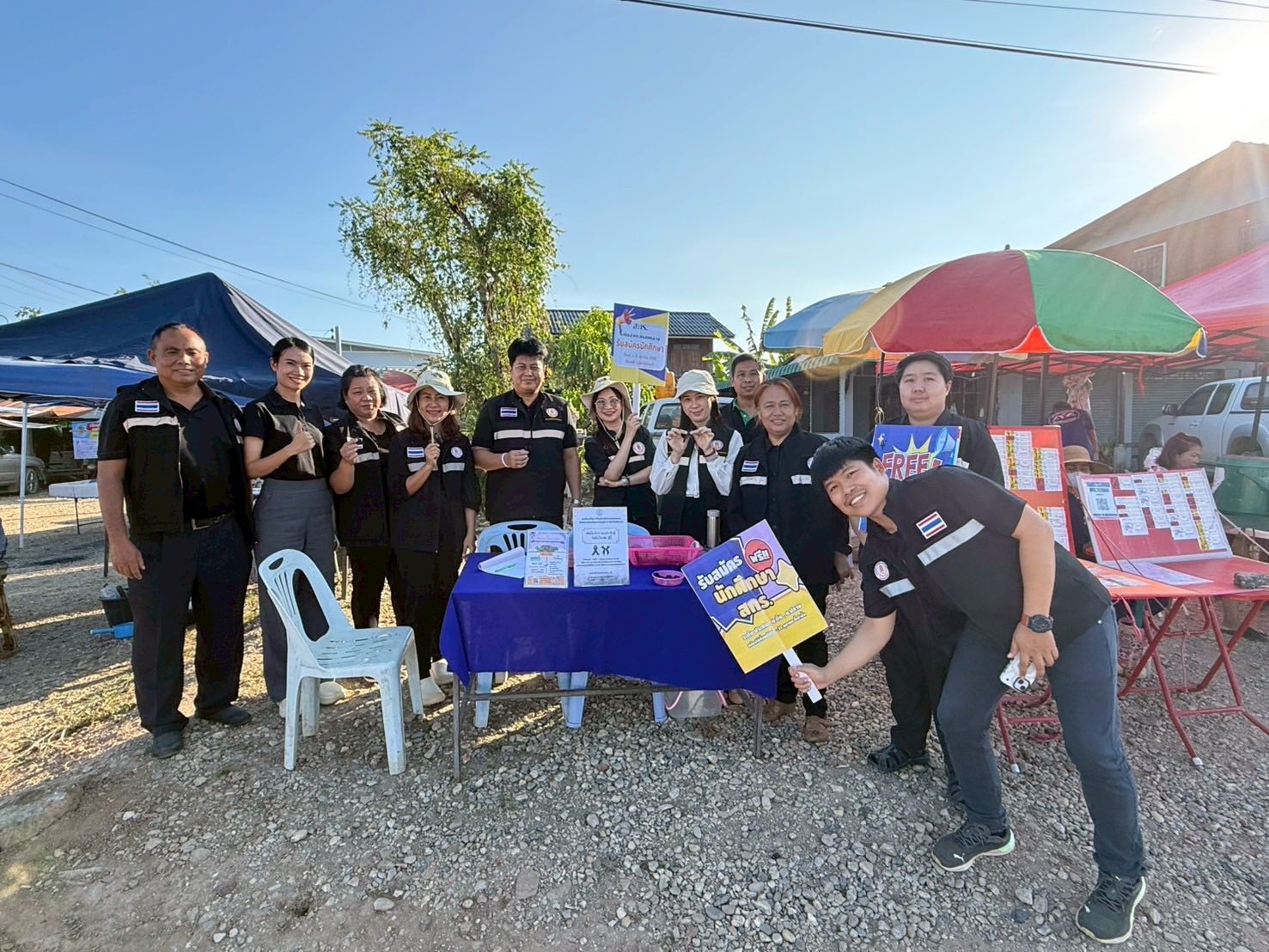 29 ต.ค.68 ประชาสัมพันธ์รับสมัครนักศึกษาใหม่ ภาคเรียนที่ 2 ปีการศึกษา 2568+เทียบระดับการศึกษา ณ ตลาดนัดสามแยกแม่บง ตำบลโชคชัย