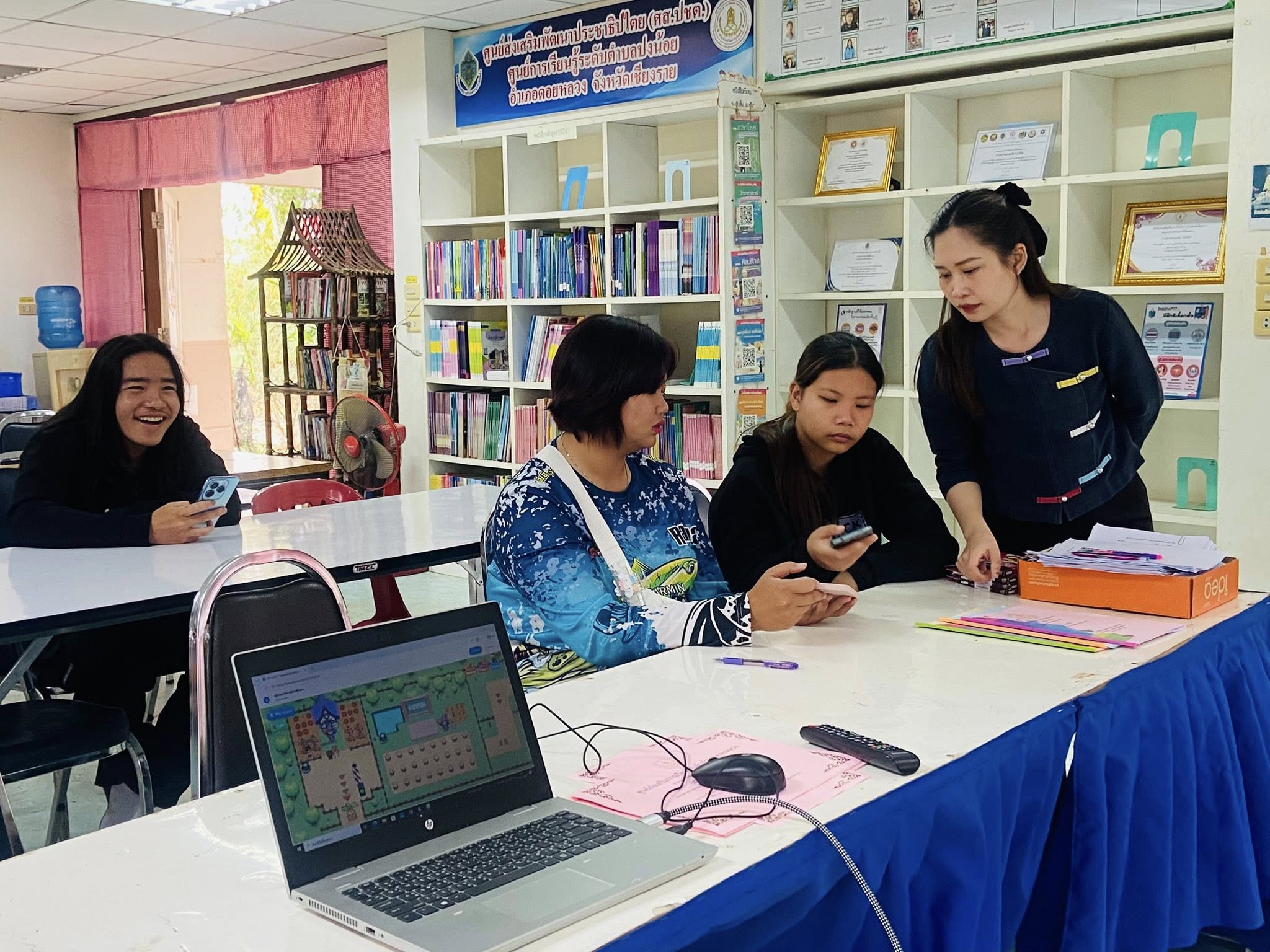 วันที่ 20 ก.พ.69 “เรียนรู้ให้สนุก ลุกให้ทันโลก“ณ ศกร.ระดับตำบลปงน้อย