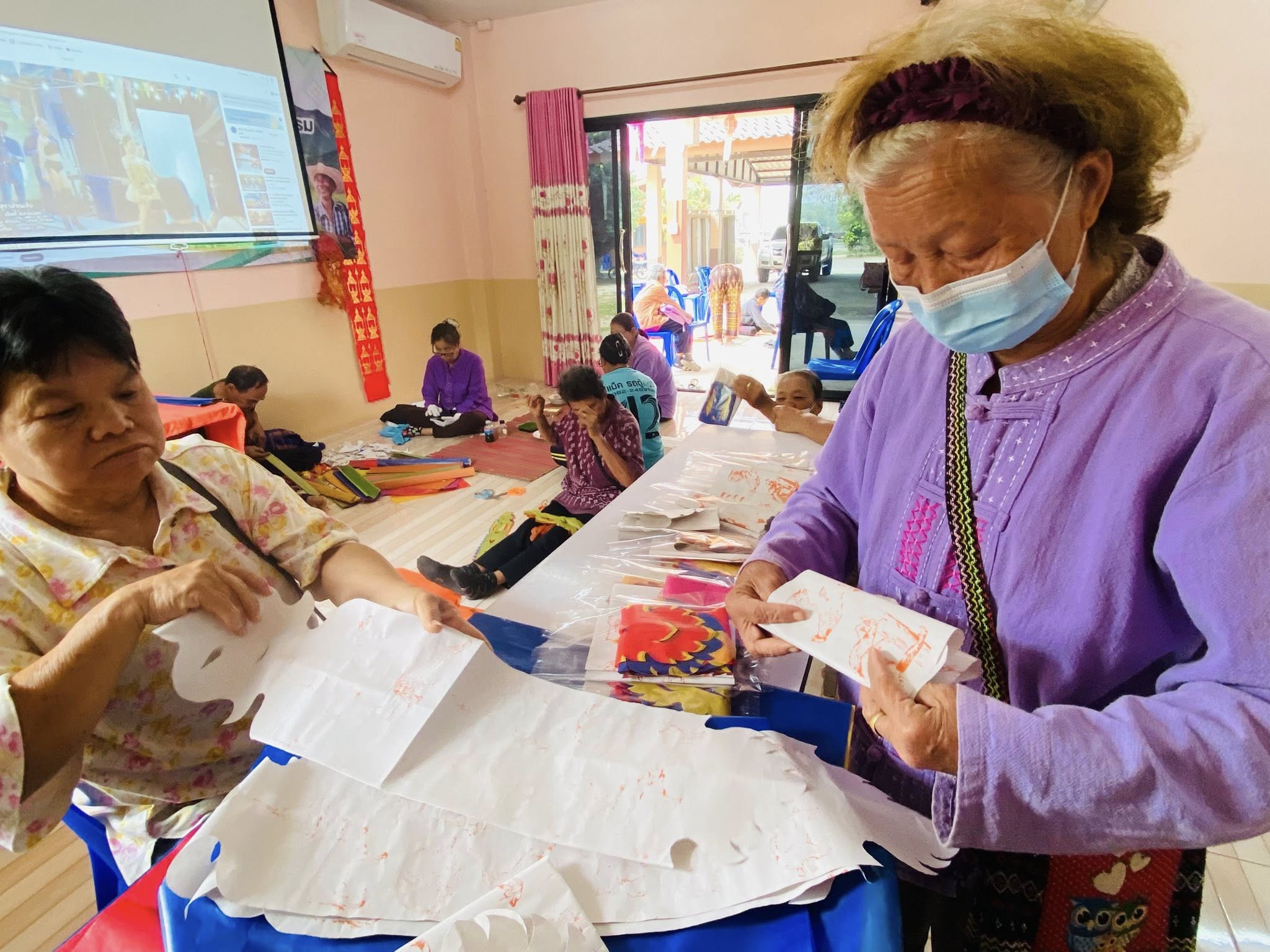 กิจกรรมโรงเรียนผู้สูงอายุตำบลปงน้อย ทำตุง 12 ราศี ปีใหม่เมืองล้านนา