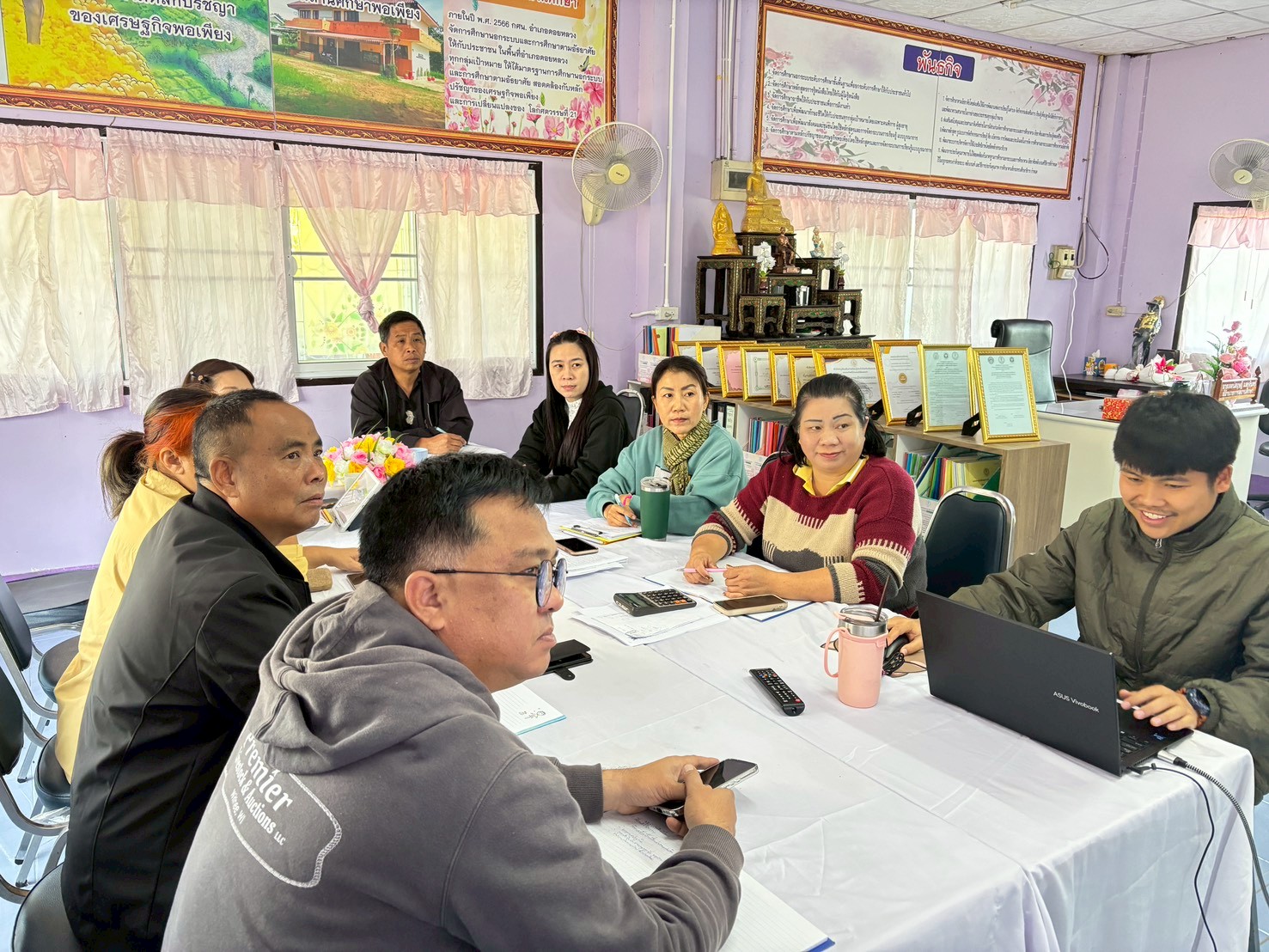 การประชุมครูและบุคลากรทางการศึกษาสกร.ระดับอำเภอดอยหลวง